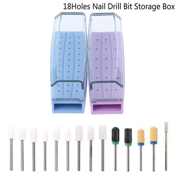 nail drill & accessories 18 holes art grinding head bit holder display storage container box stand rack manicure tool 2 colors
nail drill & accessories 18 holes art grinding head bit holder display storage container box stand rack manicure tool 2 colors