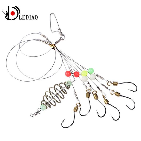 steel wire fishing hook artificial lure bait cage set string hooks feeder baitholder carp tackle pesca
steel wire fishing hook artificial lure bait cage set string hooks feeder baitholder carp tackle pesca