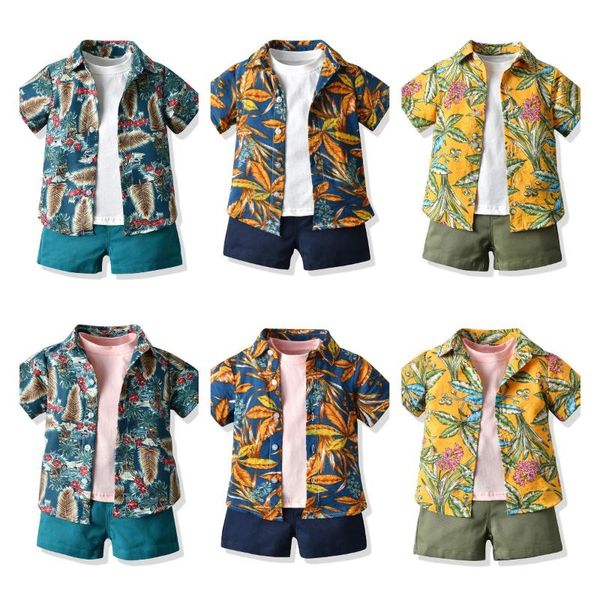 summer children's suit boys cotton short-sleeved t-shirt printing shirt shorts beach clothing sets, White
summer children's suit boys cotton short-sleeved t-shirt printing shirt shorts beach clothing sets, White