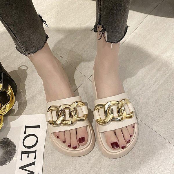 platform slippers women metal chain thick sole slides summer open toe leisure chunky black beige mujer
platform slippers women metal chain thick sole slides summer open toe leisure chunky black beige mujer