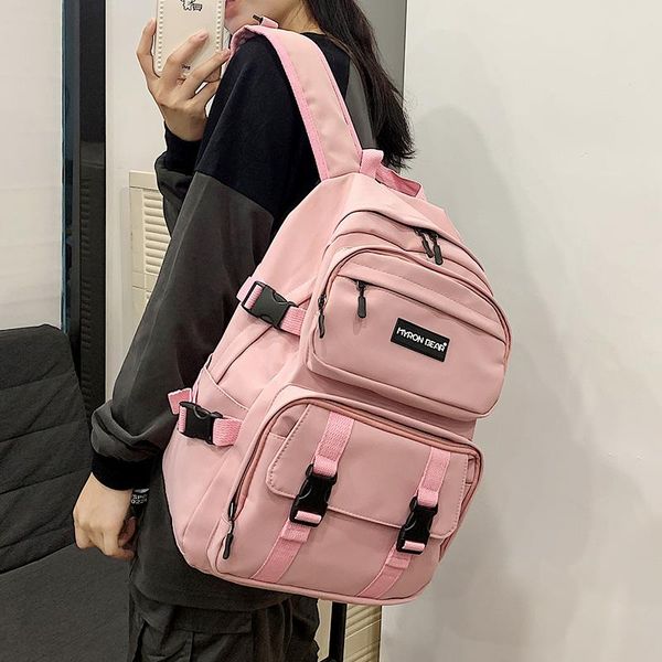 fashion women's bag men's and backpack female solid nylon student schoolbag shoulder bags
fashion women's bag men's and backpack female solid nylon student schoolbag shoulder bags