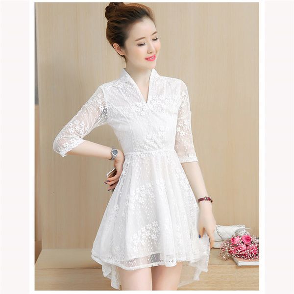 dress elegangt women lace spring v-neck skin swallow as vintage party mini robe dressed f512 azhj, Black;gray
dress elegangt women lace spring v-neck skin swallow as vintage party mini robe dressed f512 azhj, Black;gray