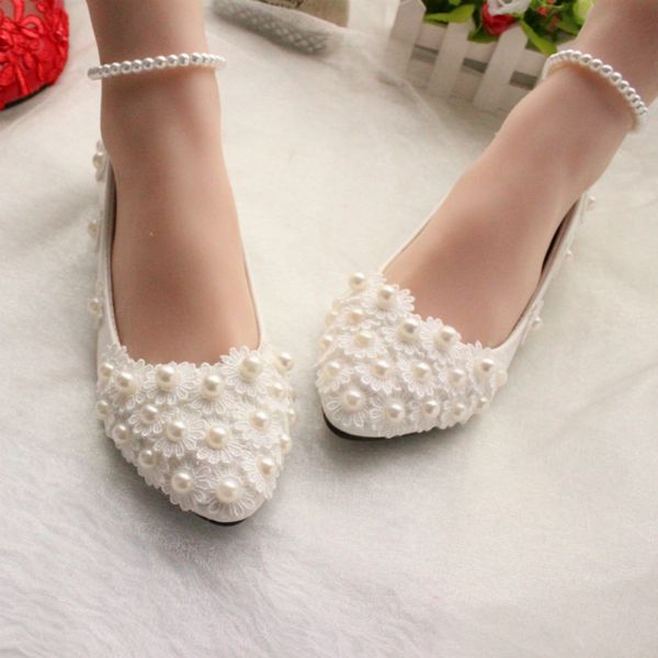 wedding shoes pearls lace flowers wedding shoes flats 3cm 5cm 8cm bridal heels with pearl strap pointed toe heel, Black
wedding shoes pearls lace flowers wedding shoes flats 3cm 5cm 8cm bridal heels with pearl strap pointed toe heel, Black