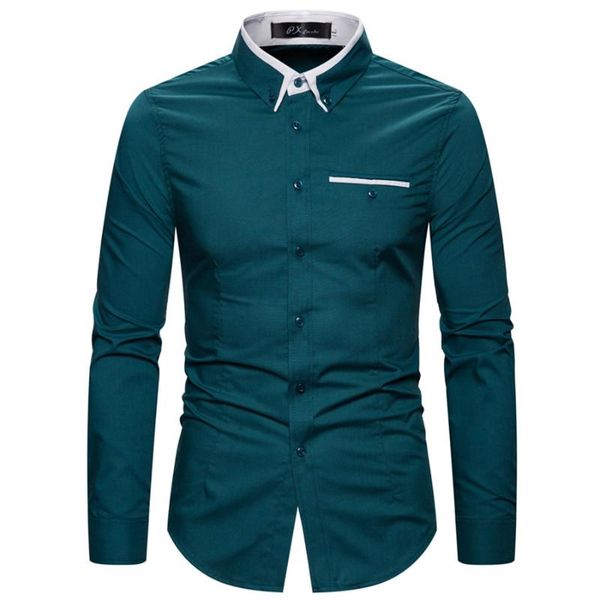 men's casual shirts ropa de hombre 2021 autumn winter fashion stitching bottoming shirt long-sleeved, White;black
men's casual shirts ropa de hombre 2021 autumn winter fashion stitching bottoming shirt long-sleeved, White;black