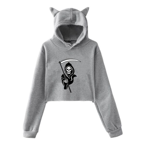 women's hoodies & sweatshirts death scythe print women cat high waist long sleeve autumn winter ear pullovers girls hip hop clothing, Black
women's hoodies & sweatshirts death scythe print women cat high waist long sleeve autumn winter ear pullovers girls hip hop clothing, Black