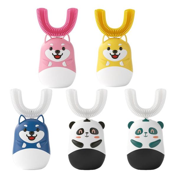 bath accessory set automatic electric kids toothbrush u shaped ultrasonic tooth brush 
bath accessory set automatic electric kids toothbrush u shaped ultrasonic tooth brush