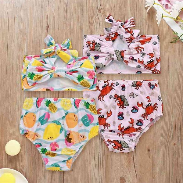 summer children sets casual sleeveless bow print fruit shorts 2pcs girl boys clothes 6m-4t 210629, White
summer children sets casual sleeveless bow print fruit shorts 2pcs girl boys clothes 6m-4t 210629, White