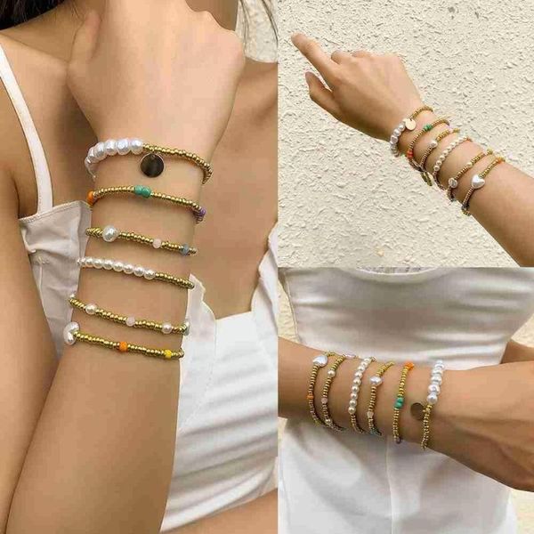 bangle 2021 gold color multilayer bracelet simulated pearl for women coins girls bracelets eiffel pendant star charms tower k0d9, Black
bangle 2021 gold color multilayer bracelet simulated pearl for women coins girls bracelets eiffel pendant star charms tower k0d9, Black