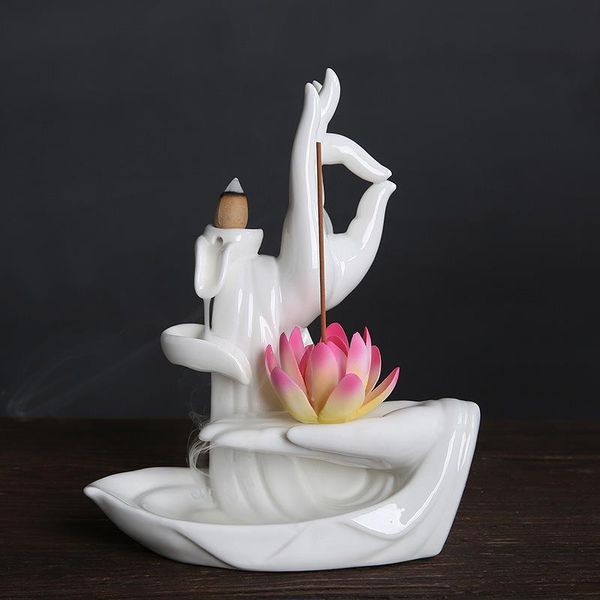 celadon backflow incense burner zen buddha's-hand lotus sandalwood stove home indoor creative decoration fragrance lamps
celadon backflow incense burner zen buddha's-hand lotus sandalwood stove home indoor creative decoration fragrance lamps