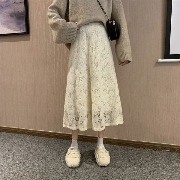 skirts super fairy hook flower skirt women net red mid-length high waist slim student's spring autumn s female 7cxj, Black
skirts super fairy hook flower skirt women net red mid-length high waist slim student's spring autumn s female 7cxj, Black