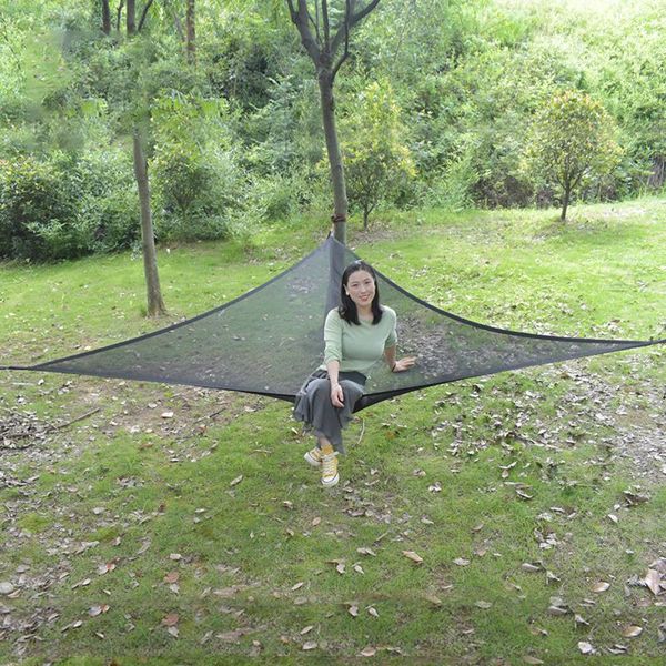 outdoor pads triangles mesh hammock aerial thickened triangular air cushion camping tree bed 100kg load
outdoor pads triangles mesh hammock aerial thickened triangular air cushion camping tree bed 100kg load