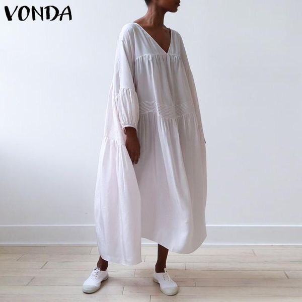 casual dresses loose maxi long dress autumn fashion sundress vintage sleeve pleated femme robe, Black;gray
casual dresses loose maxi long dress autumn fashion sundress vintage sleeve pleated femme robe, Black;gray