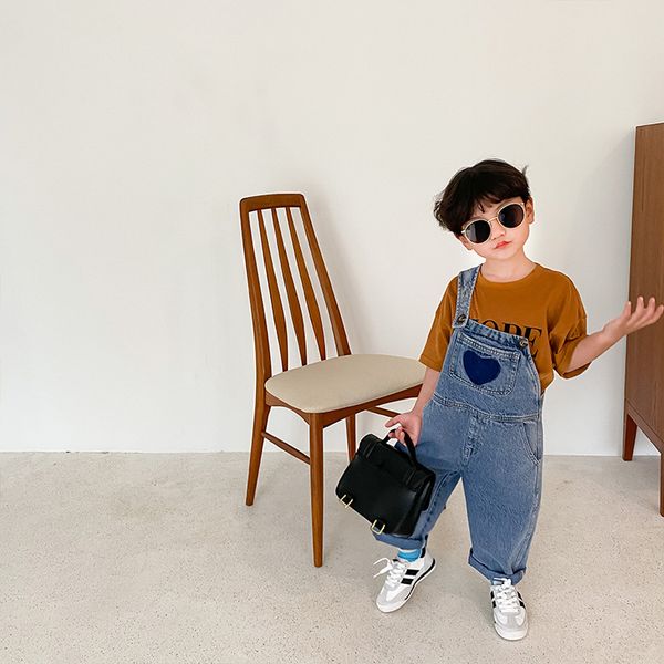 korean style 2021 fashion heart denim overalls spring casual suspender trousers, Blue
korean style 2021 fashion heart denim overalls spring casual suspender trousers, Blue