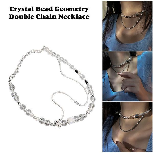 chokers double layer necklace fashion clavicle chain choker beautiful jewelry accessories for women girls pr sale, Golden;silver
chokers double layer necklace fashion clavicle chain choker beautiful jewelry accessories for women girls pr sale, Golden;silver