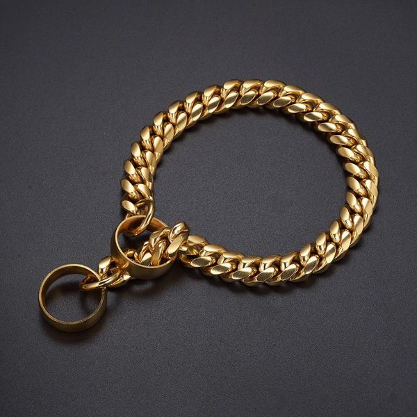 dog collars & leashes style fashion 14mm titanium steel chain collar golden stainless slip for large dogs 10a
dog collars & leashes style fashion 14mm titanium steel chain collar golden stainless slip for large dogs 10a