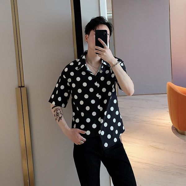 men's casual shirts vintage for men fashion designer soft comfortable single breasted harajuku camisas de hombre dd60st, White;black
men's casual shirts vintage for men fashion designer soft comfortable single breasted harajuku camisas de hombre dd60st, White;black