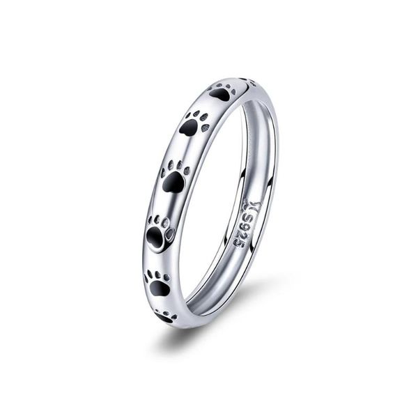 cluster rings 100% 925 sterling silver stackable cat dog footprints woman ring for girl jewelry wedding gift, Golden;silver
cluster rings 100% 925 sterling silver stackable cat dog footprints woman ring for girl jewelry wedding gift, Golden;silver
