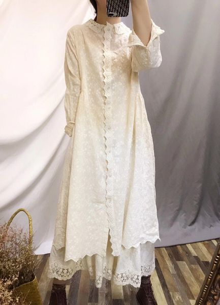 autumn womens dress artistic knee-length retro lace collar stand embroidery loose casual 9243 good quality, Black;gray
autumn womens dress artistic knee-length retro lace collar stand embroidery loose casual 9243 good quality, Black;gray