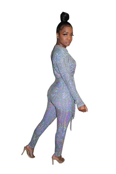 women's jumpsuits & rompers cm.yaya 2021 women skinny sequined sashes v-neck full sleeve outfits club night party one piece df0741, Black;white
women's jumpsuits & rompers cm.yaya 2021 women skinny sequined sashes v-neck full sleeve outfits club night party one piece df0741, Black;white