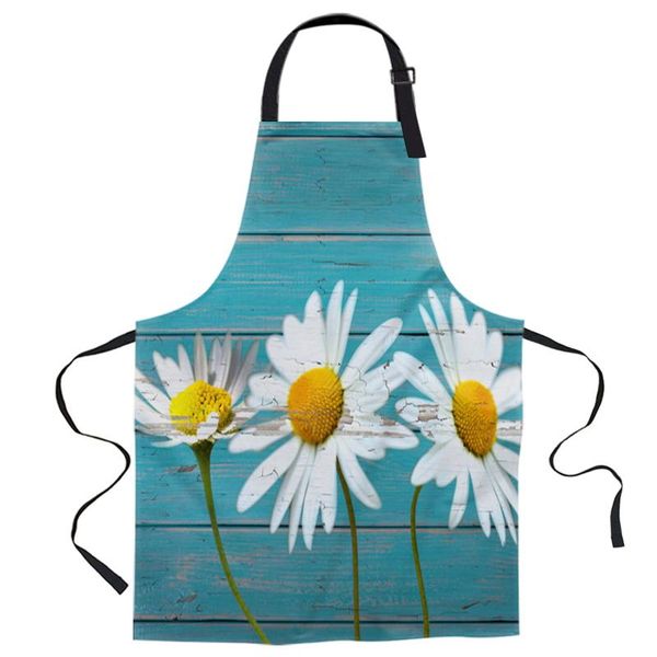 aprons daisy flowers wood boards printed kitchen cooking baking canvas sleeveless for women man kids home delantal cocina
aprons daisy flowers wood boards printed kitchen cooking baking canvas sleeveless for women man kids home delantal cocina