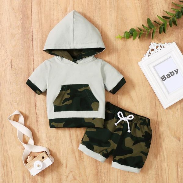 clothing sets born infant baby boys short sleeve camouflage printed hoodie +shorts outfits baby's, White
clothing sets born infant baby boys short sleeve camouflage printed hoodie +shorts outfits baby's, White