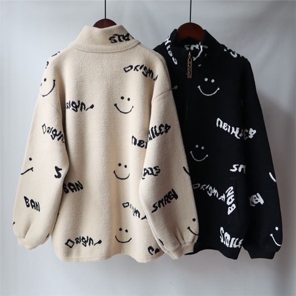 women's sweaters autumn female sweater knitted jacket printed high cardigan neck or crocheted with loose women's blouses y7hu, White;black
women's sweaters autumn female sweater knitted jacket printed high cardigan neck or crocheted with loose women's blouses y7hu, White;black