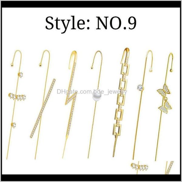 stud jewelry2021 fashion cler ear cuff wrap hook earrings decorations for women ll17 drop delivery 2021 rtvqs, Golden;silver
stud jewelry2021 fashion cler ear cuff wrap hook earrings decorations for women ll17 drop delivery 2021 rtvqs, Golden;silver
