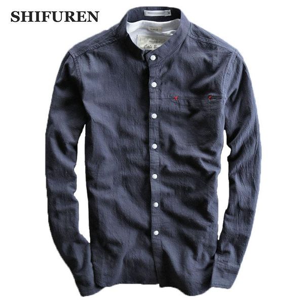 autumn 2021 men cotton linen shirts breathable stand collar long sleeve male causal basic plus size -3xl men's casual, White;black
autumn 2021 men cotton linen shirts breathable stand collar long sleeve male causal basic plus size -3xl men's casual, White;black