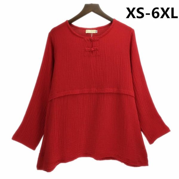 women's blouses & shirts fashion women 2021 spring autumn long sleeve cotton linen casual loose blusas plus size xs-5xl 6xl black red, White
women's blouses & shirts fashion women 2021 spring autumn long sleeve cotton linen casual loose blusas plus size xs-5xl 6xl black red, White