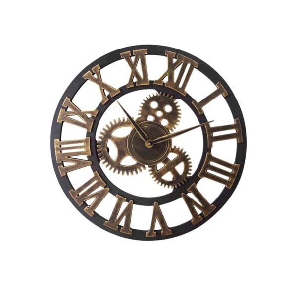 wall clocks 1pc 34cm industrial gear clock decorative style without battery (golden)
wall clocks 1pc 34cm industrial gear clock decorative style without battery (golden)