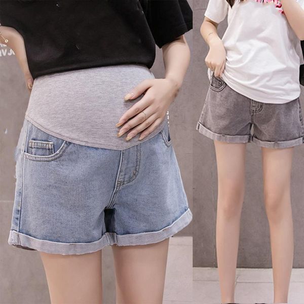 maternity bottoms shorts women summer fashion casual short pants ladies pregnant denim holes stretch belly clothes, White
maternity bottoms shorts women summer fashion casual short pants ladies pregnant denim holes stretch belly clothes, White
