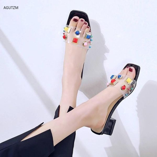 slippers women 2021 summer transparent shoes woman sandals designer high heel beach leisure slides open toe plus size ladies h55, Black 
slippers women 2021 summer transparent shoes woman sandals designer high heel beach leisure slides open toe plus size ladies h55, Black