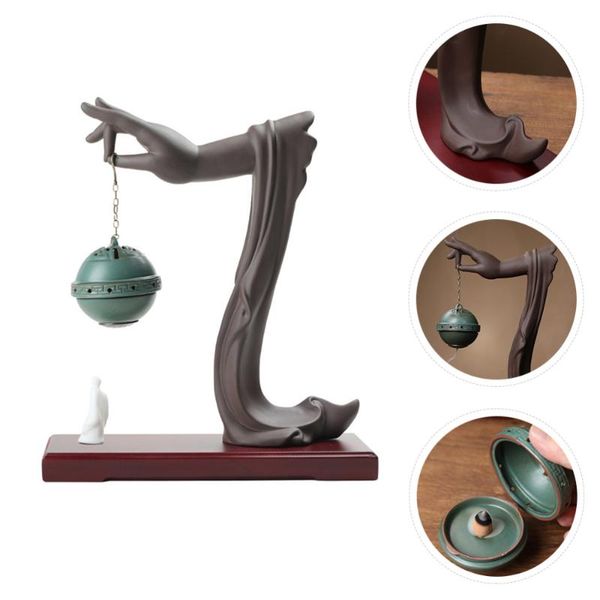 creative incense burner ceramic coil home delicate censer decor fragrance lamps
creative incense burner ceramic coil home delicate censer decor fragrance lamps
