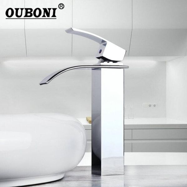 chrome polished bathroom faucet deck mounted basin sink mixer waterfall single handle tap faucets
chrome polished bathroom faucet deck mounted basin sink mixer waterfall single handle tap faucets
