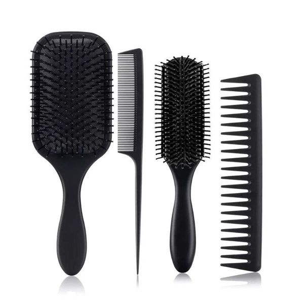 hair brushes 4pcs professional salon stylist anti-static hairdressing combs parting comb makeup barber rat tail care styling tool set, Silver
hair brushes 4pcs professional salon stylist anti-static hairdressing combs parting comb makeup barber rat tail care styling tool set, Silver