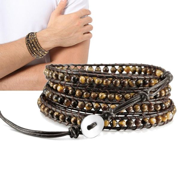 men women leather bracelet unique mixed natural energy stones charm 5 strands wrap bracelets handmade boho bangles drop tennis, Golden;silver
men women leather bracelet unique mixed natural energy stones charm 5 strands wrap bracelets handmade boho bangles drop tennis, Golden;silver
