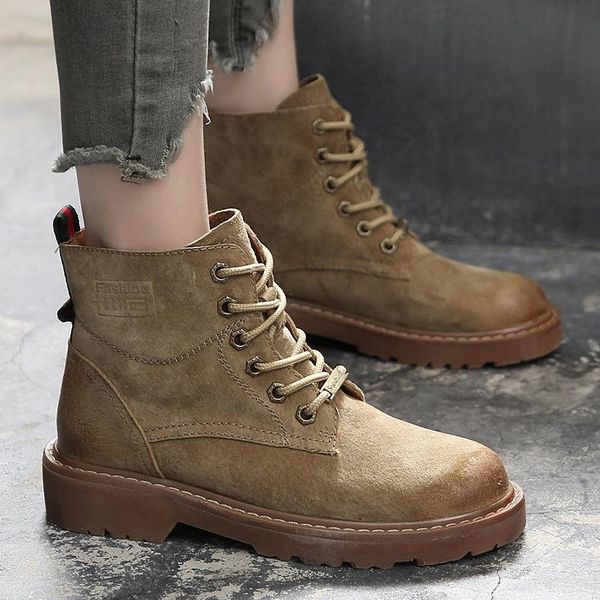 boots leather female british style student winter plus velvet retro flat-bottom lace-up casual short, Black
boots leather female british style student winter plus velvet retro flat-bottom lace-up casual short, Black