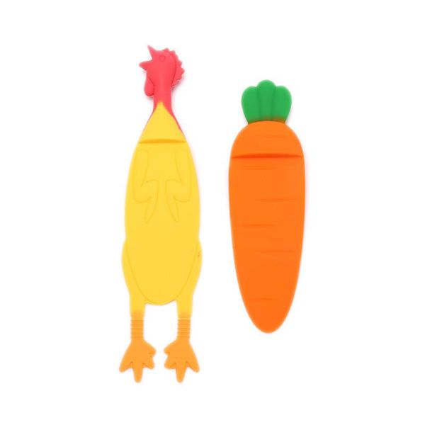 1pcs creative silicone carrot bookmark cute student reading bookmarks stationery
1pcs creative silicone carrot bookmark cute student reading bookmarks stationery