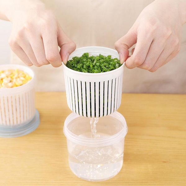 kitchen refrigerator organizer round storage drain crisper sealed box for ginger garlic onion debris bottles & jars
kitchen refrigerator organizer round storage drain crisper sealed box for ginger garlic onion debris bottles & jars