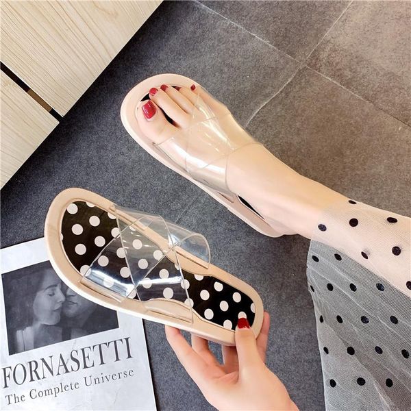 slippers polka dot fashion beach flat slides women outside solid cross-tied sweet casual summer ladies shoes pvc, Black
slippers polka dot fashion beach flat slides women outside solid cross-tied sweet casual summer ladies shoes pvc, Black