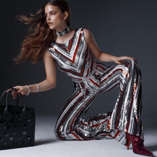 women's jumpsuits & rompers dressbird est summer women jumpsuit sleeveless sequined runway celebruty club bodycon bodysuits, Black;white
women's jumpsuits & rompers dressbird est summer women jumpsuit sleeveless sequined runway celebruty club bodycon bodysuits, Black;white