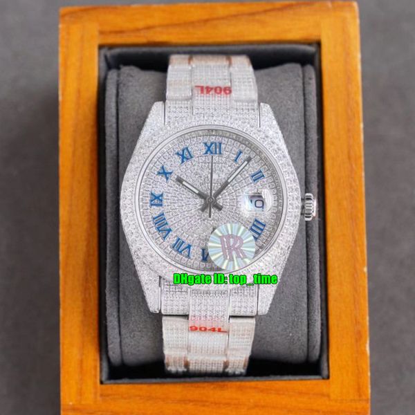 11 styles luxury watches rrf datejust iced out full diamond eta2824 automatic mens watch pavé diamonds dial 904l steel bracelet ladies gents, Slivery;brown
11 styles luxury watches rrf datejust iced out full diamond eta2824 automatic mens watch pavé diamonds dial 904l steel bracelet ladies gents, Slivery;brown