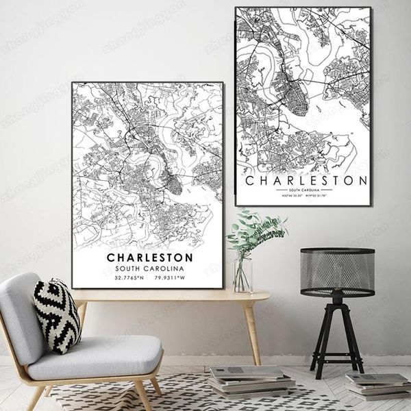 paintings black and white city map south caroling the charleston poster hd print wall art canvas nordic landspace painting for home de
paintings black and white city map south caroling the charleston poster hd print wall art canvas nordic landspace painting for home de