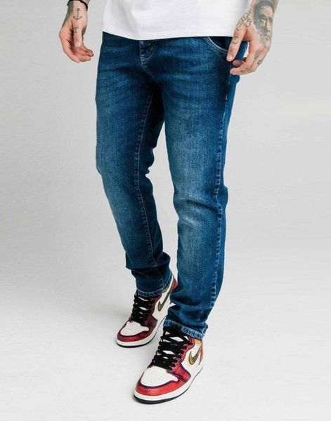 men's jeans siksilk straight cut recycled denim, Blue
men's jeans siksilk straight cut recycled denim, Blue