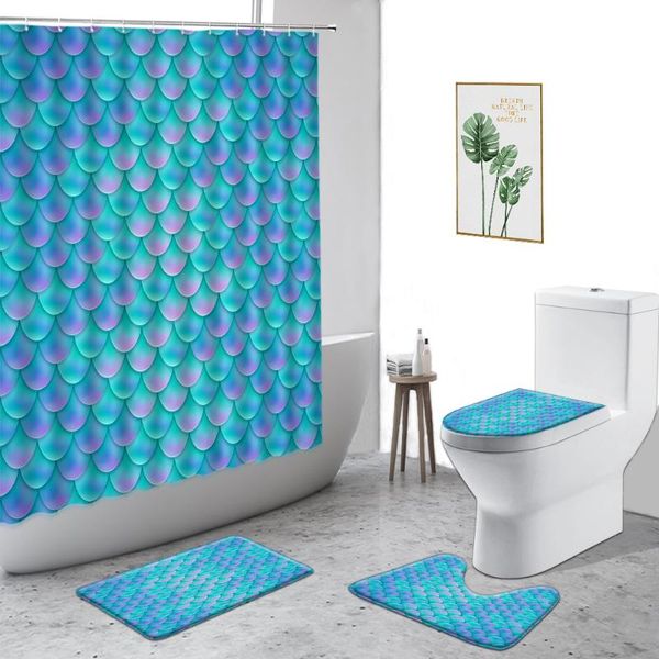 shower curtains 3d blue fish scale curtain color polyester personality fabric printing bathroom set non-slip carpet toilet cover door mat
shower curtains 3d blue fish scale curtain color polyester personality fabric printing bathroom set non-slip carpet toilet cover door mat