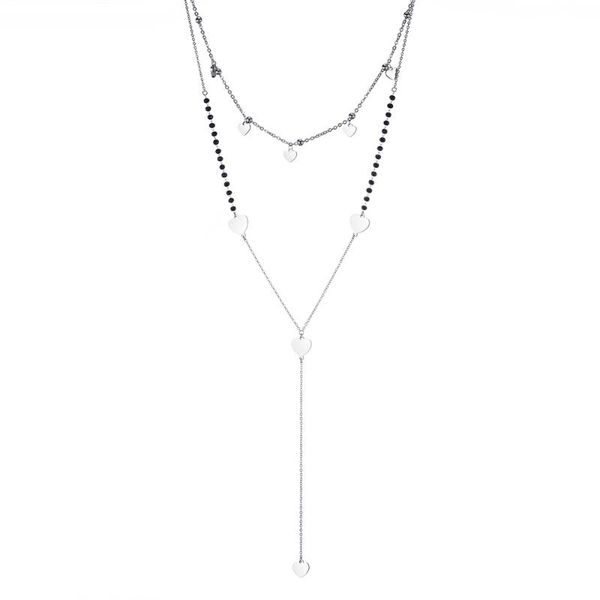 layered love heart pendant choker necklace set boho stainless steel long chain bohemian jewellery women birthday gift chokers, Golden;silver
layered love heart pendant choker necklace set boho stainless steel long chain bohemian jewellery women birthday gift chokers, Golden;silver