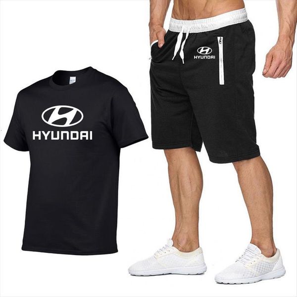 t shirt hyundai car printing mens tracksuits summer casual cotton short sleeve shorts 2pcs suit, Gray
t shirt hyundai car printing mens tracksuits summer casual cotton short sleeve shorts 2pcs suit, Gray
