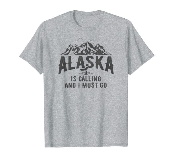 alaska is calling and i must go shirt north america adventur, White;black