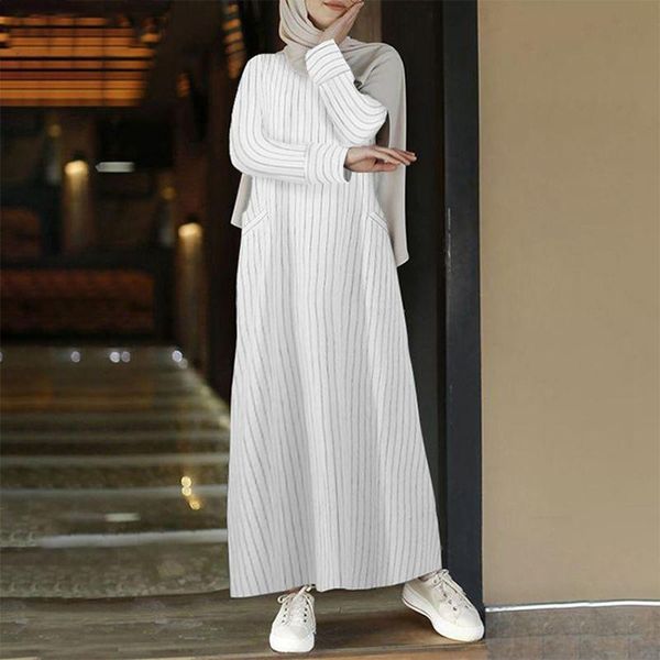 ethnic clothing muslim dresses striped cotton linen kaftan vintage maxi sundress women casual long sleeve dress female robe vestidos 2021, Red
ethnic clothing muslim dresses striped cotton linen kaftan vintage maxi sundress women casual long sleeve dress female robe vestidos 2021, Red