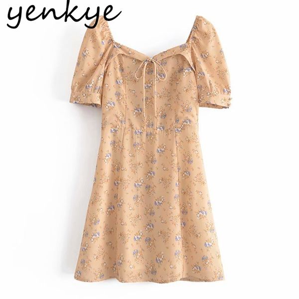 sweet women vintage floral print chiffon dress female short sleeve a-line holiday summer mini vestido 210514, Black;gray
sweet women vintage floral print chiffon dress female short sleeve a-line holiday summer mini vestido 210514, Black;gray